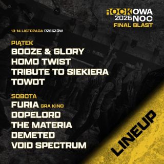 Koncert TOWOT na Rockowa Noc: Final Blast - Rzeszów ROSiR 13.11.2026