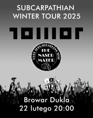 Koncert TOWOT + THE NASER MATER - Pub Browar Dukla - Dukla 22.02.2025