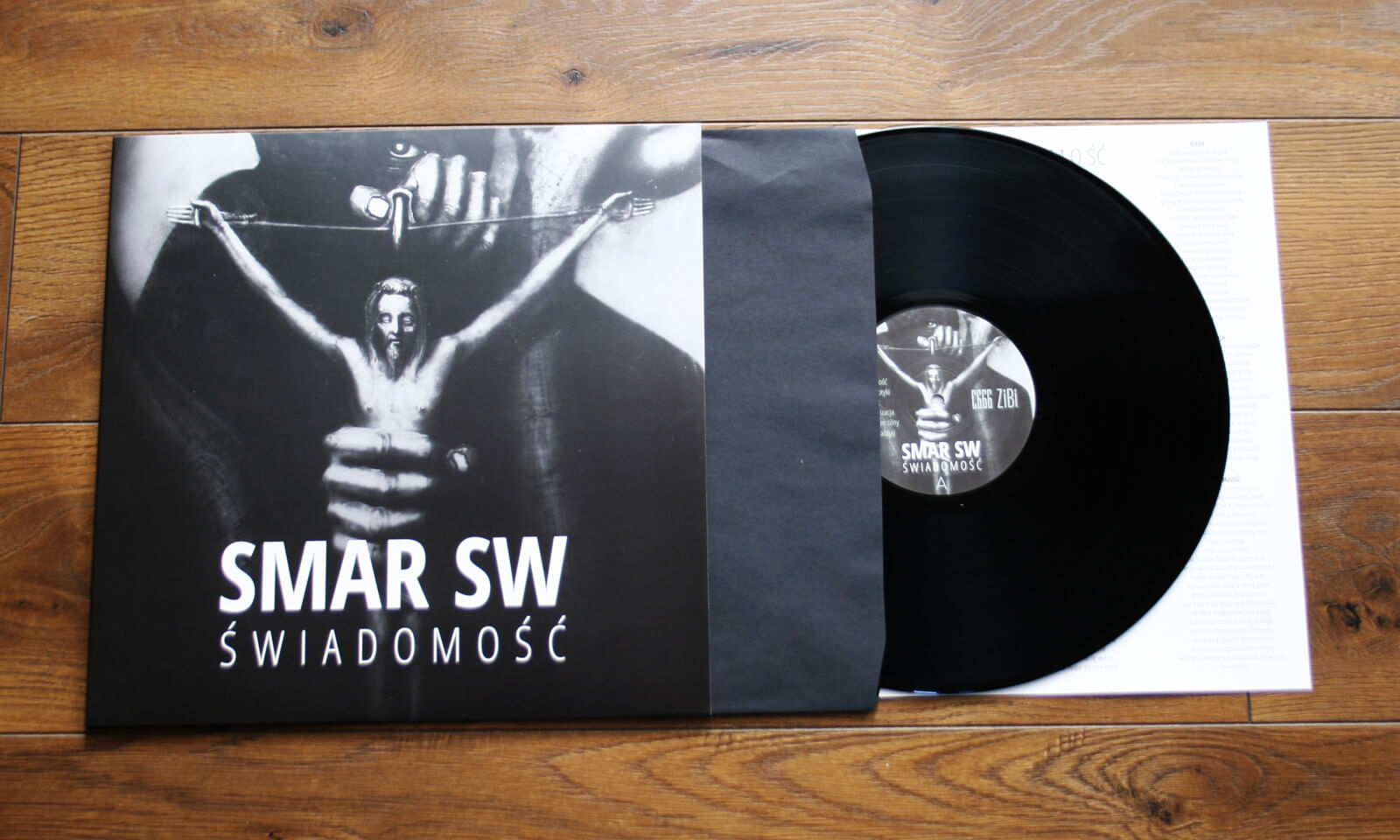 Černá vinylová deska SMAR SW - Vědomí - Remaster